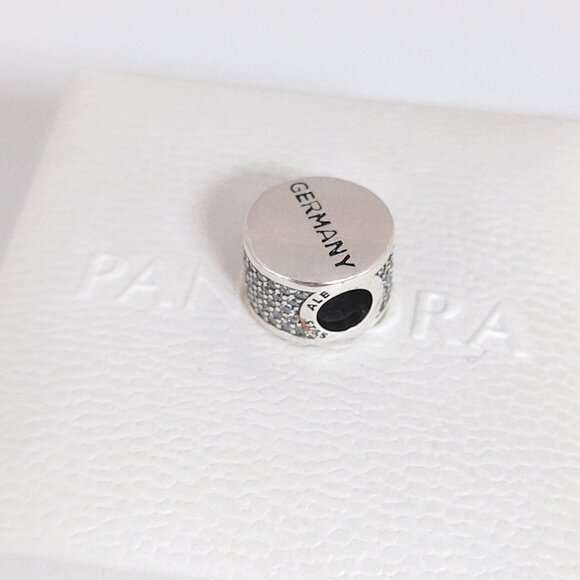 Pandora Germany Flag Charm Bead Travel Vacation S925 Silver with box - Picture 6 of 8
